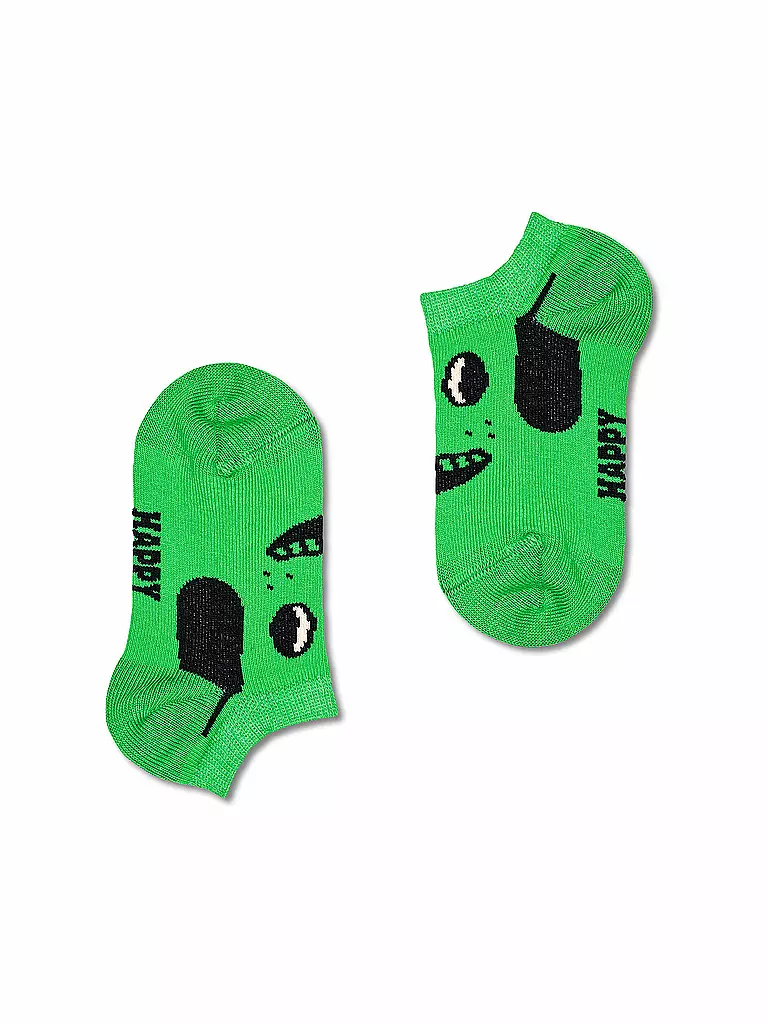 HAPPY SOCKS | Calcetines de deporte para niños DOG, paquete de 2, verde | Verde