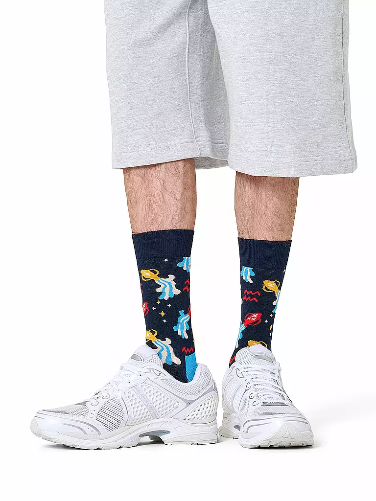 HAPPY SOCKS | Calcetines de hombre ACUARIO 41-46 azul marino | Azul oscuro