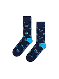 HAPPY SOCKS | Calcetines de hombre BIKE 41-46 azul marino | Azul oscuro