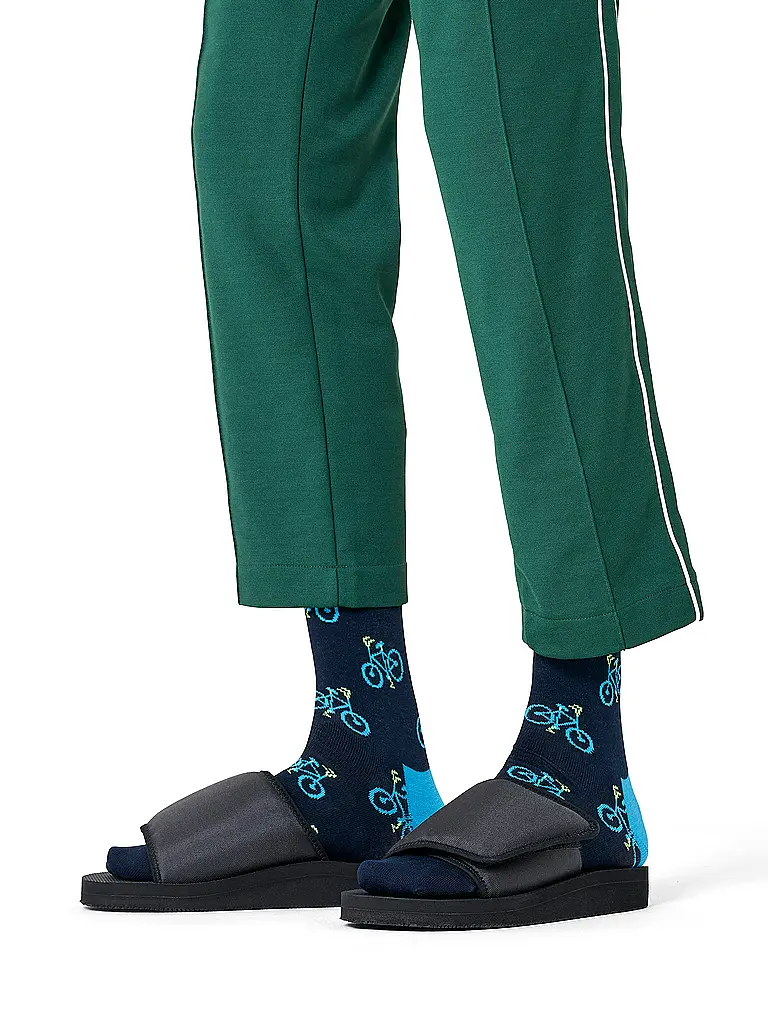 HAPPY SOCKS | Calcetines de hombre BIKE 41-46 azul marino | Azul oscuro