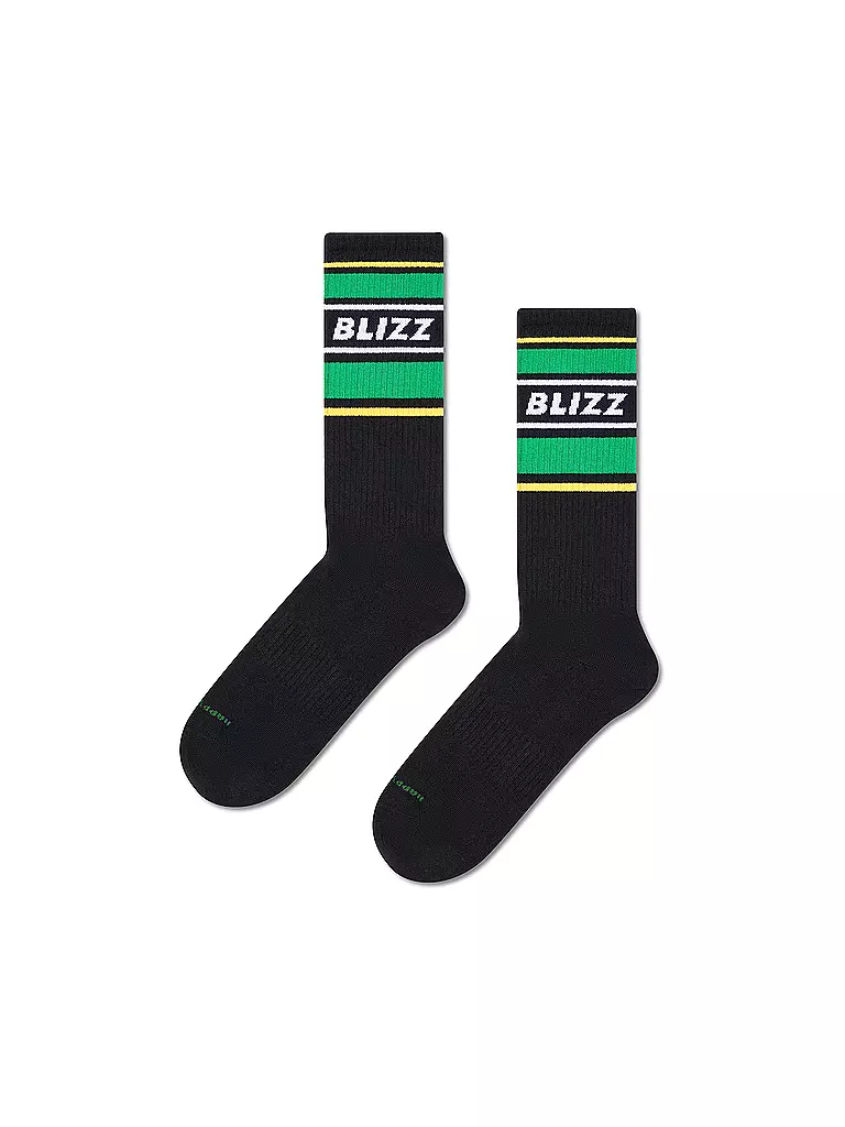 HAPPY SOCKS | Calcetines de hombre BLIZZ SNEAKER 41-46 negro | Negro