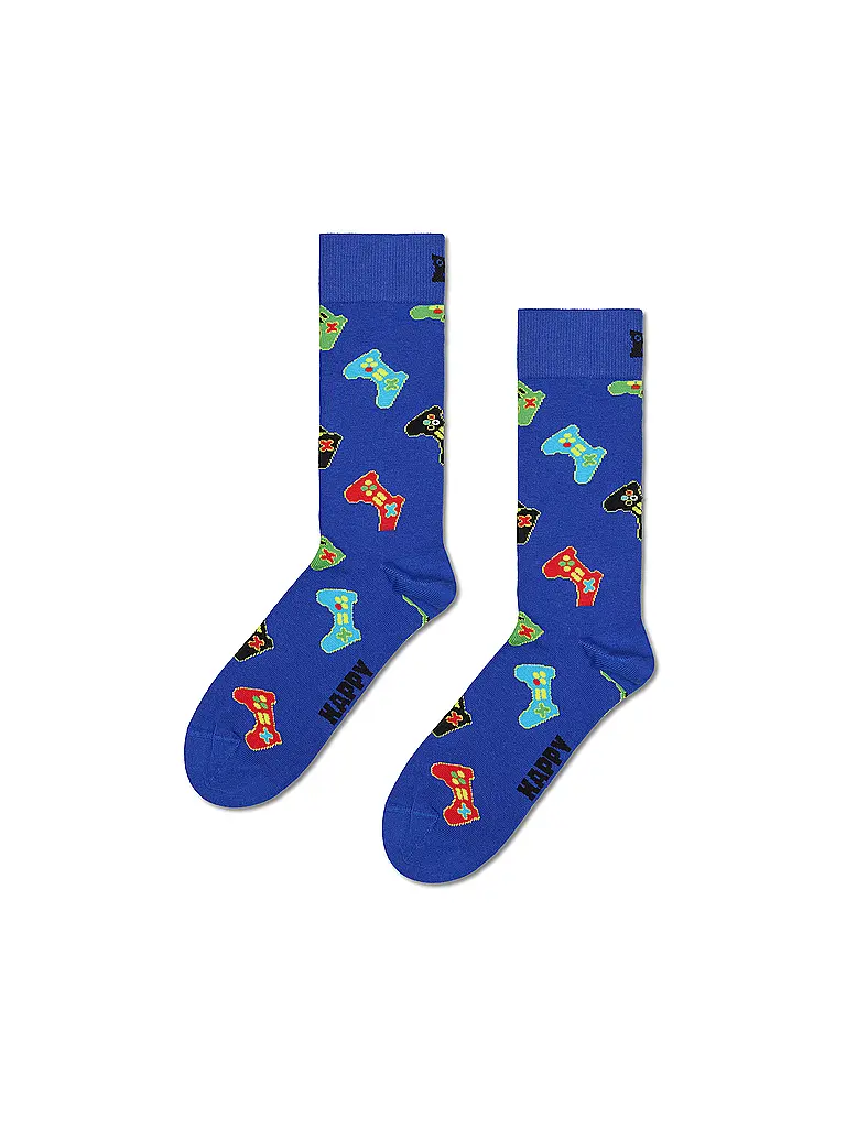 HAPPY SOCKS | Calcetines de hombre CONTROLLER 41-46 azul | Azul