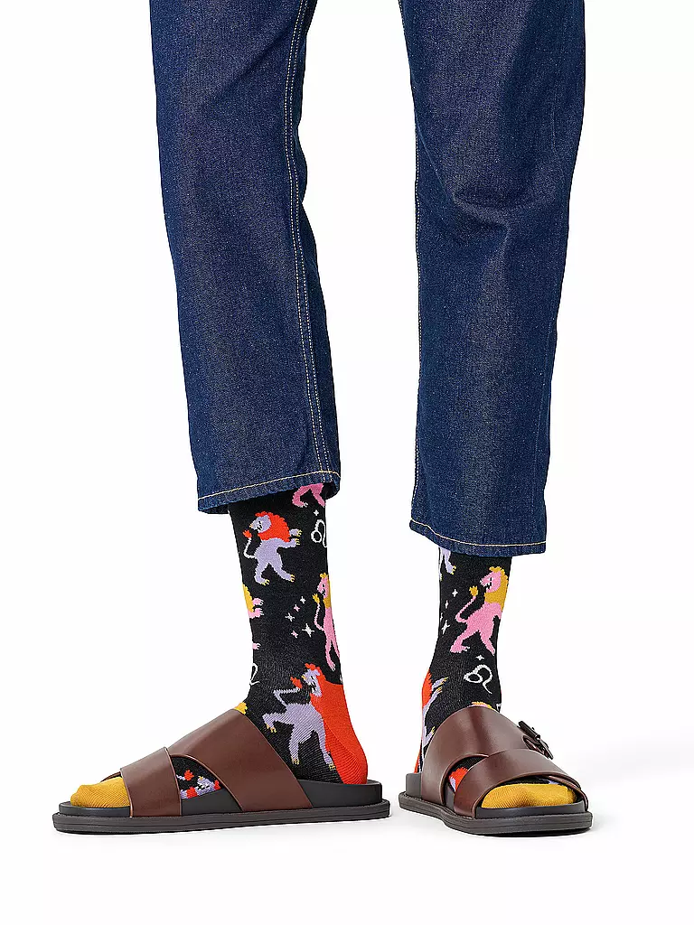 HAPPY SOCKS | Calcetines de hombre LÖWE 41-46 azul marino | Negro