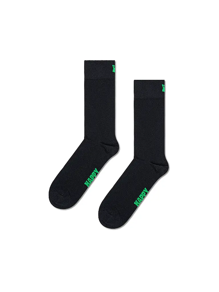 HAPPY SOCKS | Calcetines de hombre paquete de 5 SOLID 41-46 blanco | Blanco