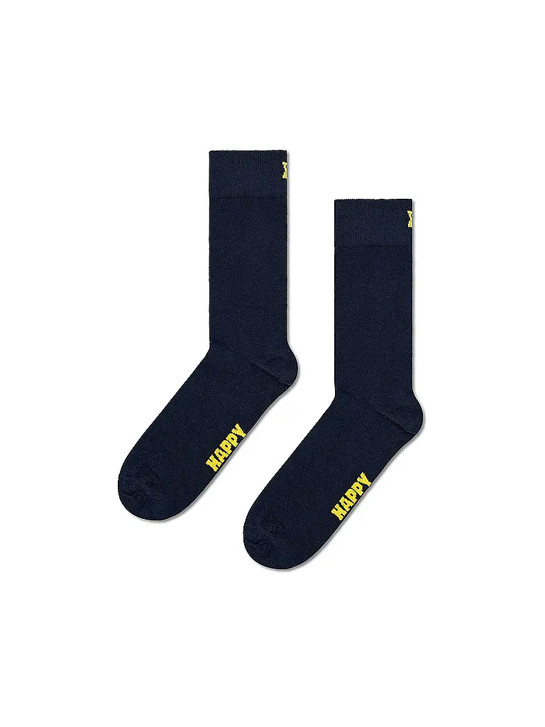 HAPPY SOCKS | Calcetines de hombre paquete de 5 SOLID 41-46 blanco | Blanco