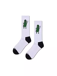 HAPPY SOCKS | Calcetines de hombre PICKLE SNEAKER 41-46 white | Blanco