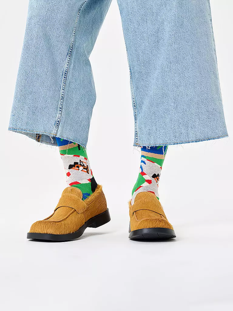 HAPPY SOCKS | Calcetines de hombre RACING 41-46 verde | Verde