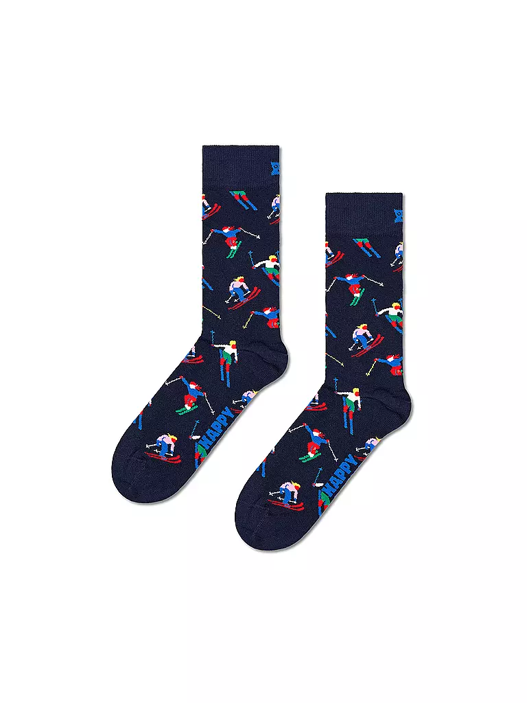 HAPPY SOCKS | Calcetines de hombre SKIING 41-46 navy | Azul oscuro