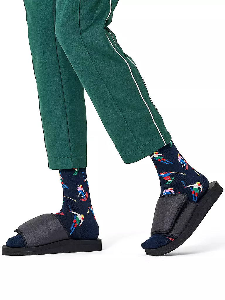 HAPPY SOCKS | Calcetines de hombre SKIING 41-46 navy | Azul oscuro