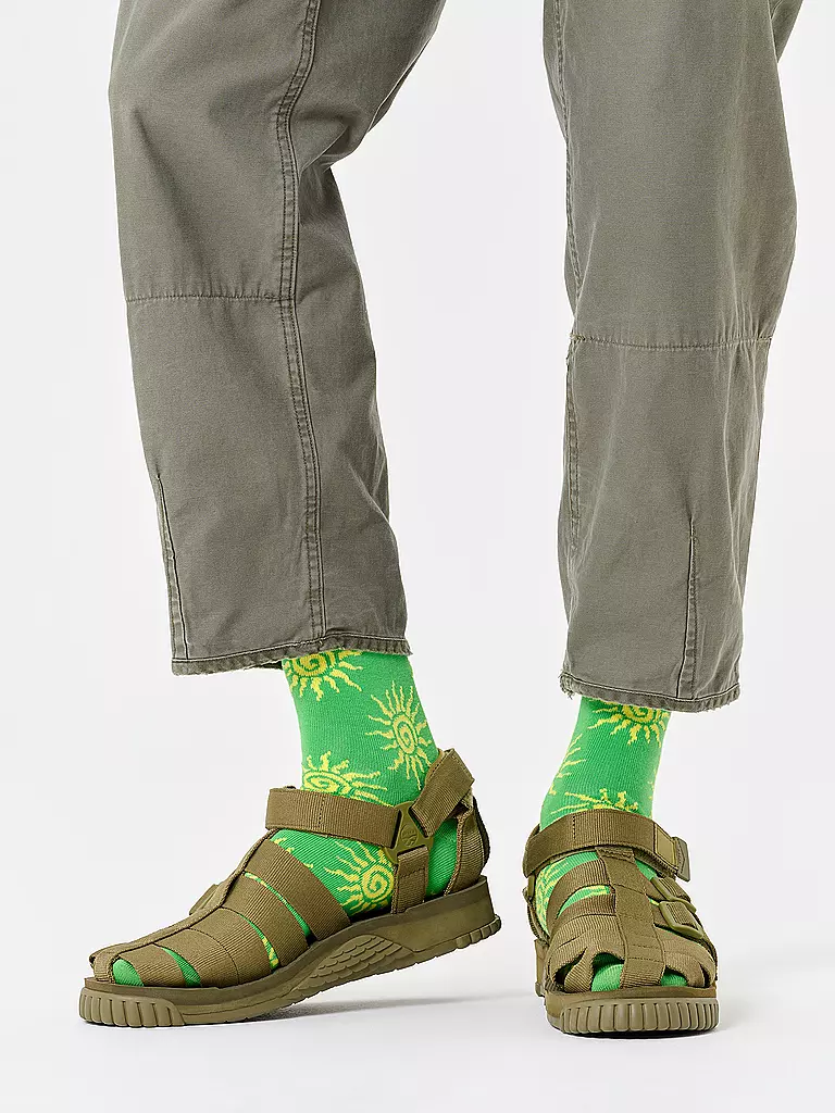 HAPPY SOCKS | Calcetines de hombre SUN 41-46 green | Verde