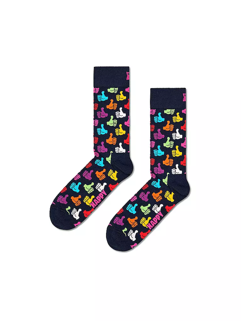 HAPPY SOCKS | Calcetines de hombre THUMBS UP navy | Azul