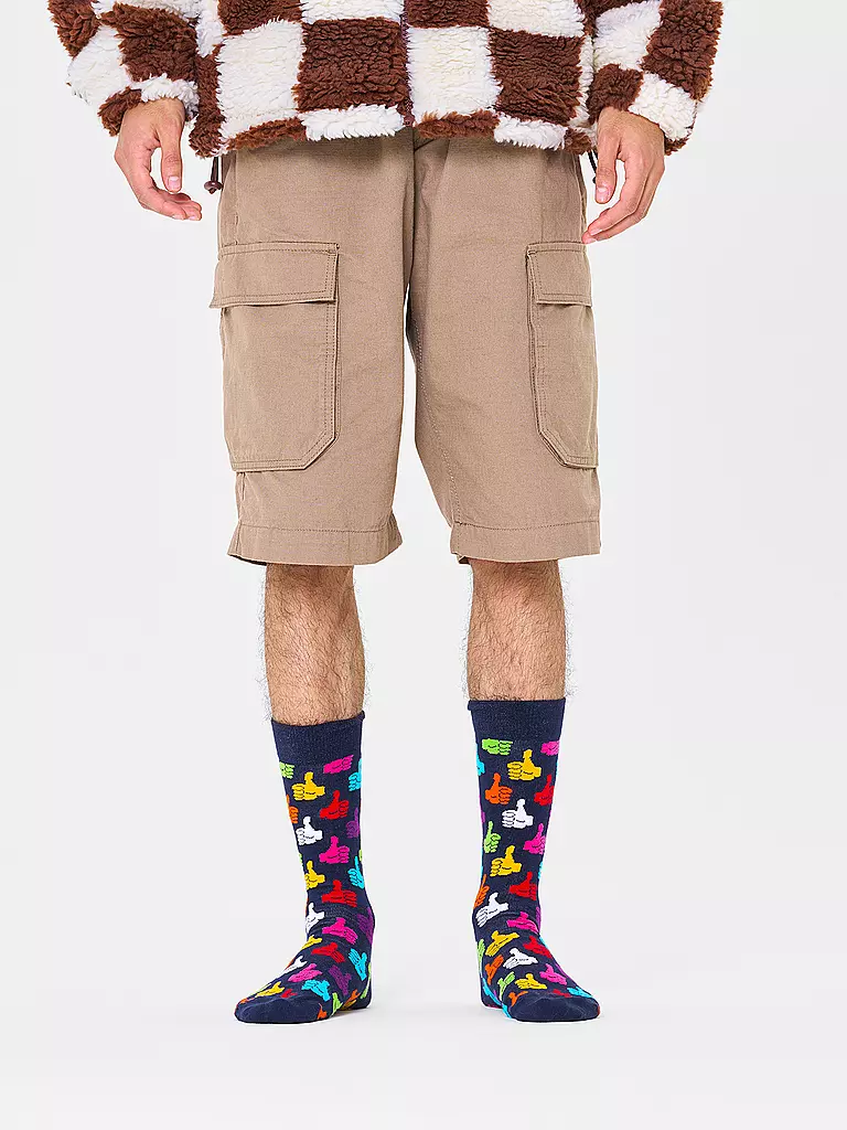HAPPY SOCKS | Calcetines de hombre THUMBS UP navy | Azul
