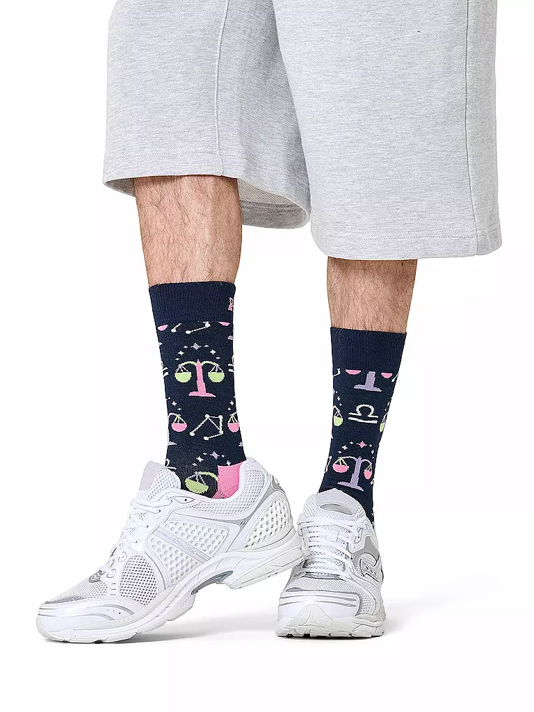 HAPPY SOCKS | Calcetines de hombre WAAGE 41-46 azul marino | Azul oscuro