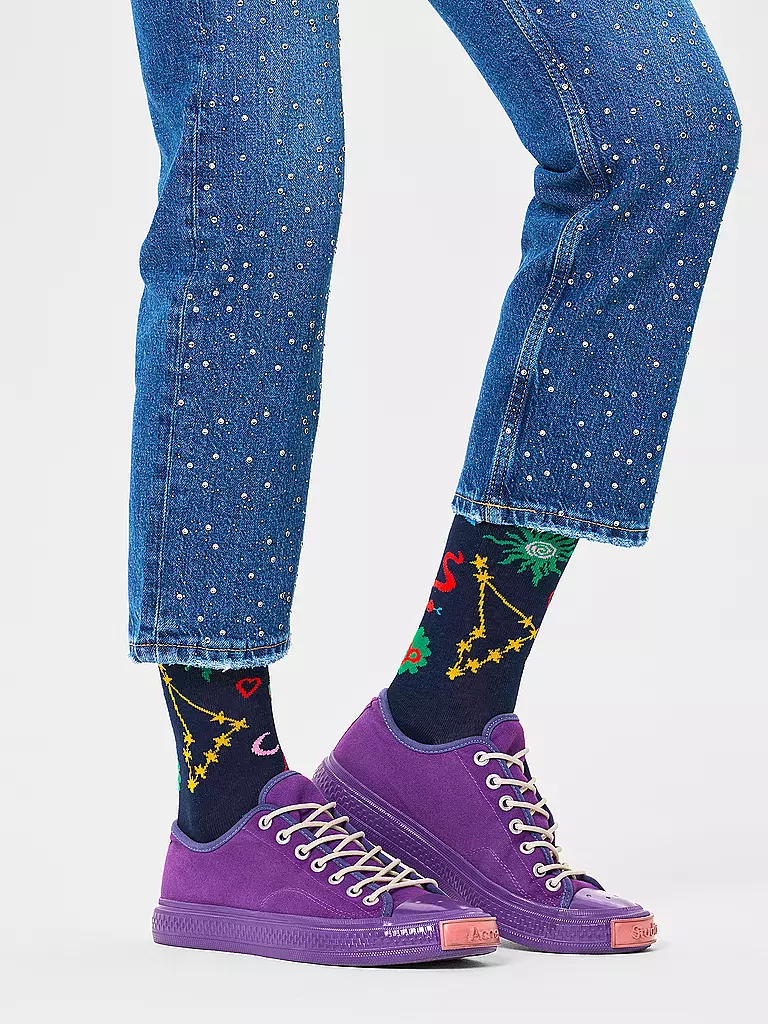 HAPPY SOCKS | Calcetines de mujer 36-40 ARIES azul marino | Azul oscuro