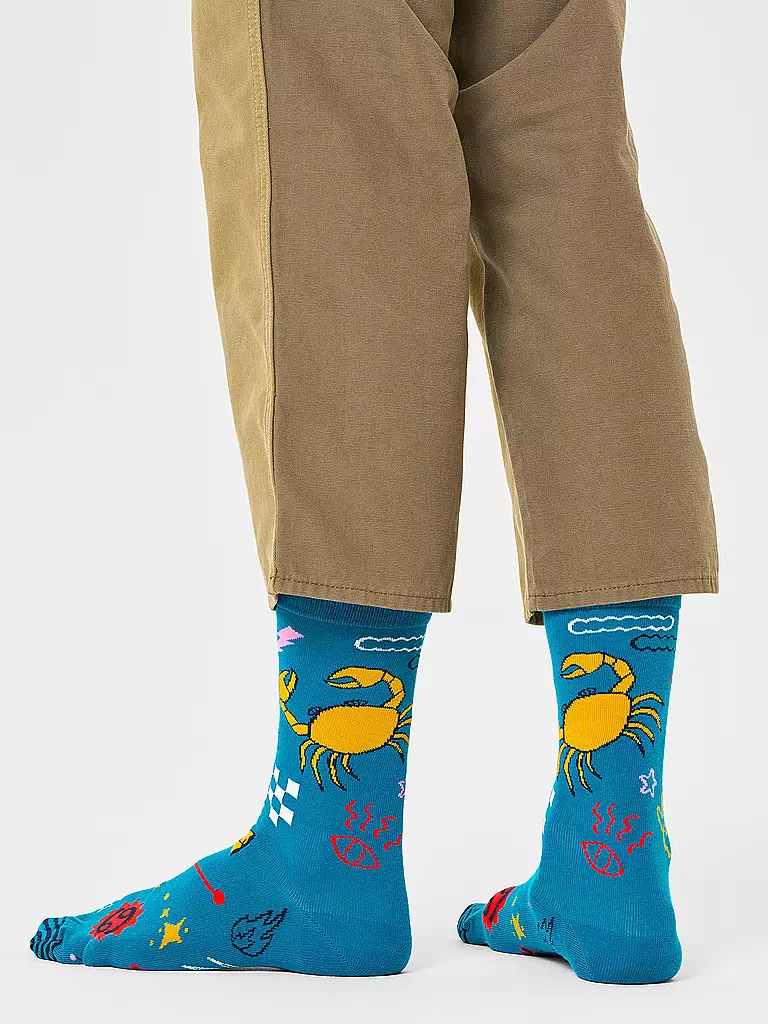 HAPPY SOCKS | Calcetines de mujer 36-40 CÁNCER white | 