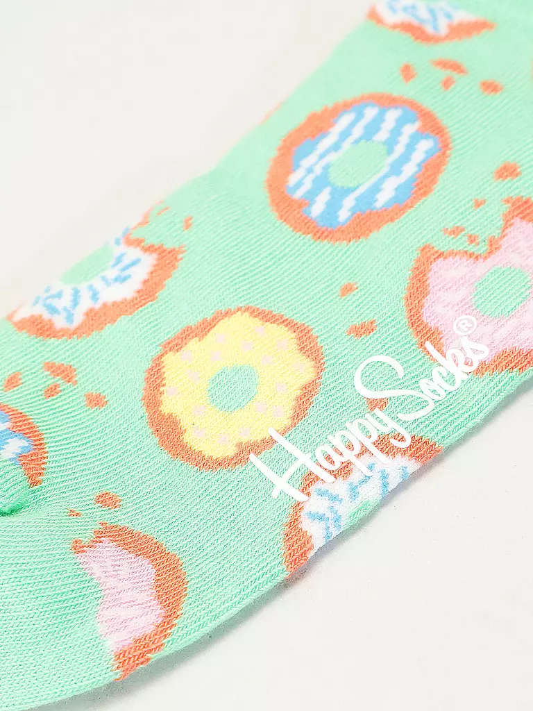 HAPPY SOCKS | Calcetines de mujer 36-40 DONUT verde claro | Verde