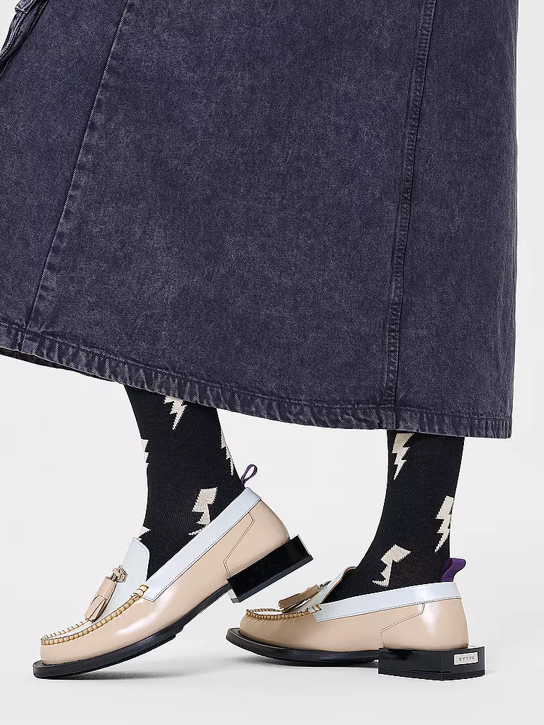 HAPPY SOCKS | Calcetines de mujer 36-40 FLASH negro | Negro