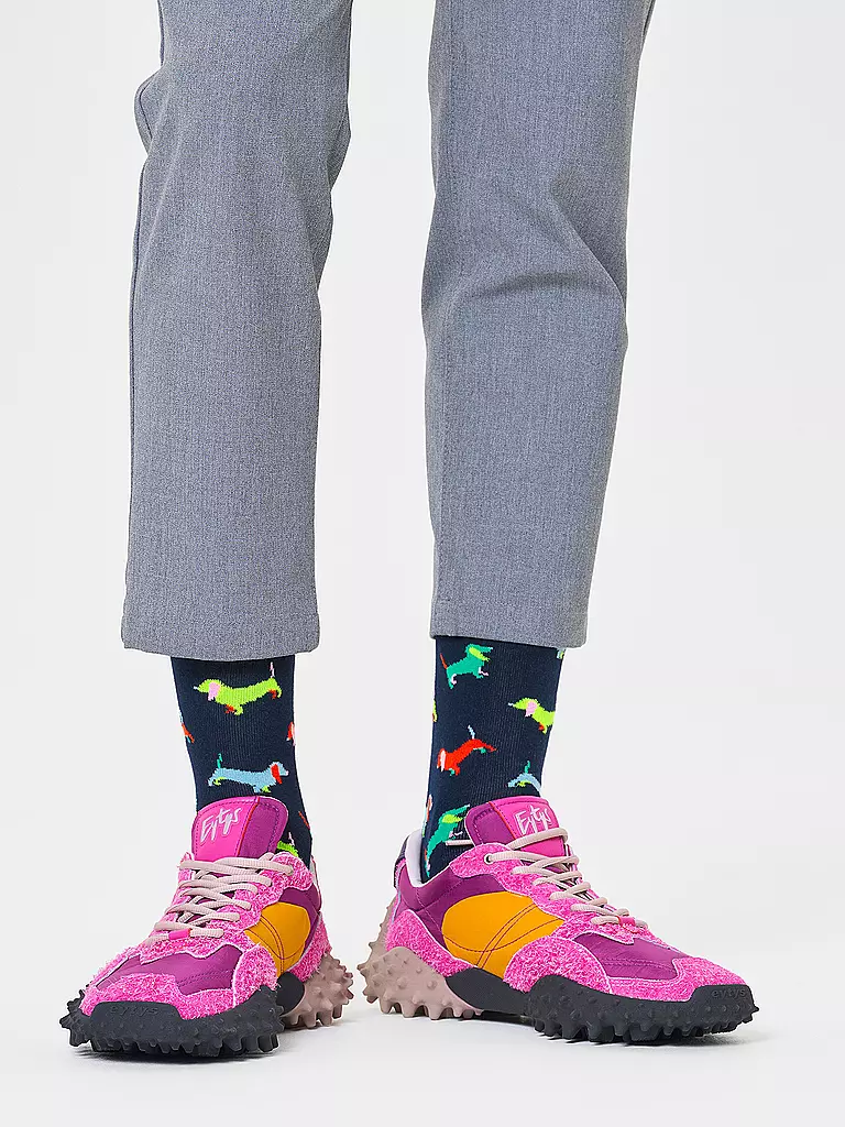 HAPPY SOCKS | Calcetines de mujer 36-40 PUPPY LOVE navy | 