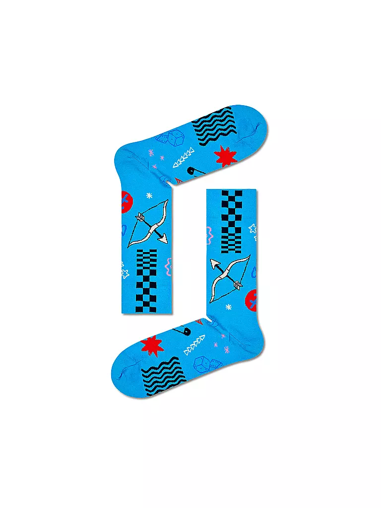 HAPPY SOCKS | Calcetines de mujer 36-40 SCHÜTZE light purple | Turquesa