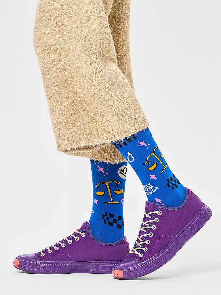 HAPPY SOCKS | Calcetines de mujer 36-40 WAAGE rosa | Azul