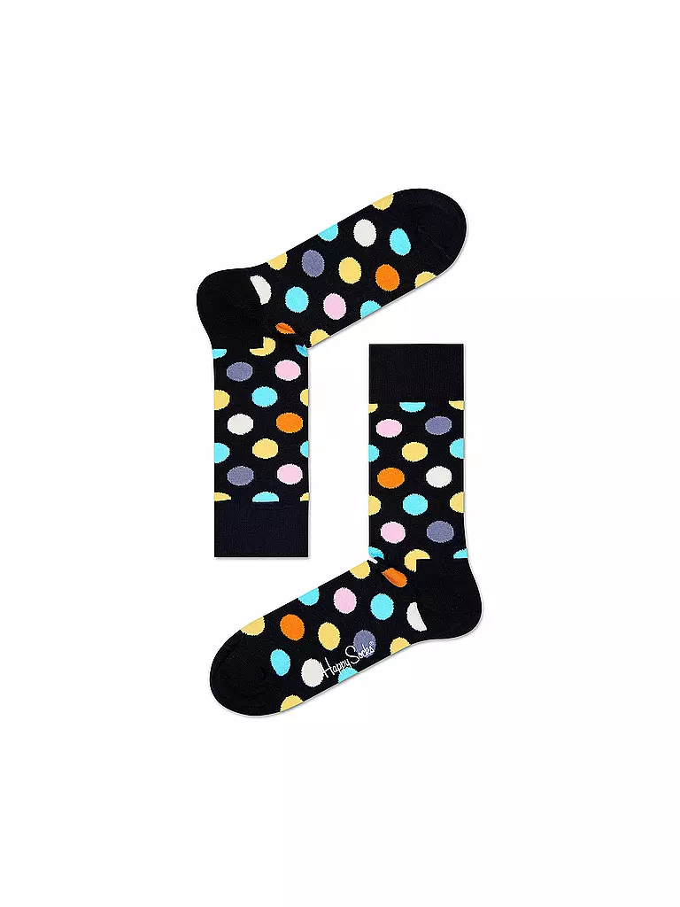 HAPPY SOCKS | Calcetines de mujer BIG DOT 36-40 negro | Negro