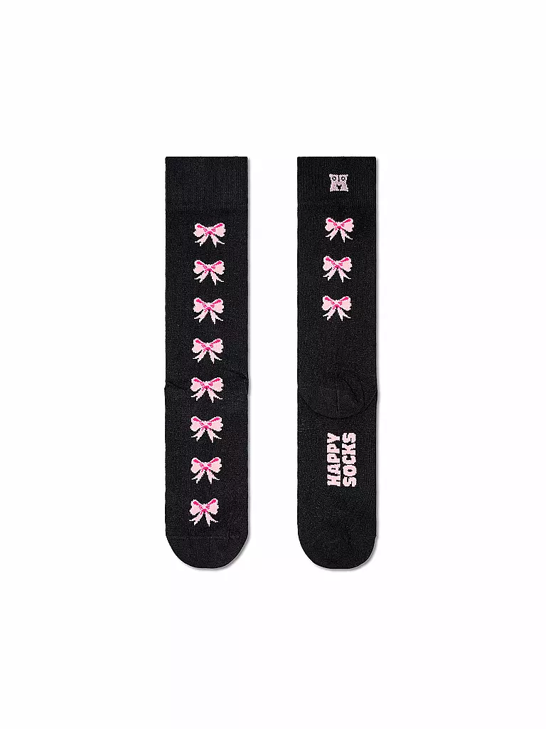 HAPPY SOCKS | Calcetines de mujer BOW 36-40 negro | Negro