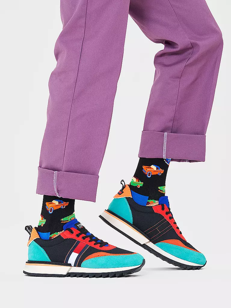 HAPPY SOCKS | Calcetines de mujer CAR 36-40 negro multi | 
