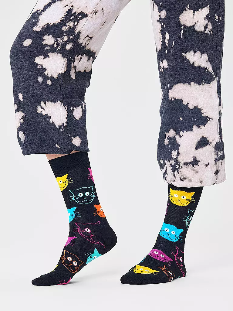 HAPPY SOCKS | Calcetines de mujer CAT 36-40 negro | Negro