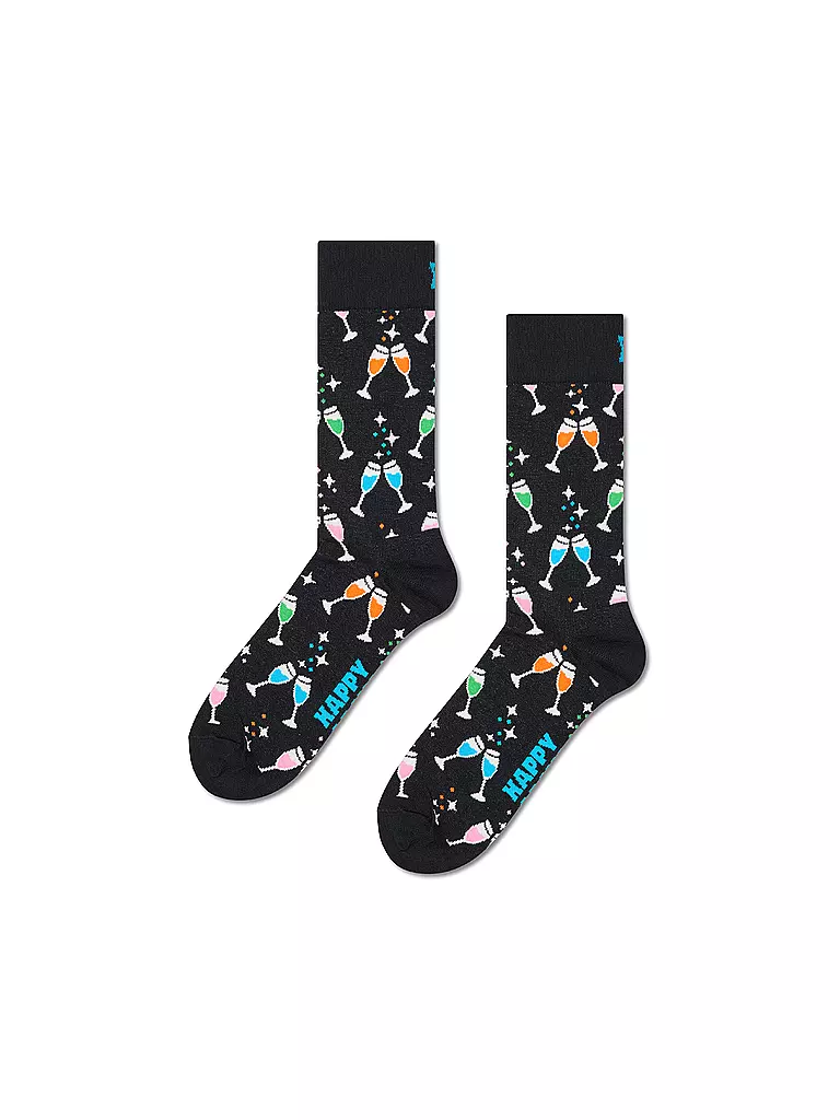 HAPPY SOCKS | Calcetines de mujer CHEERS 36-40 negro | Negro