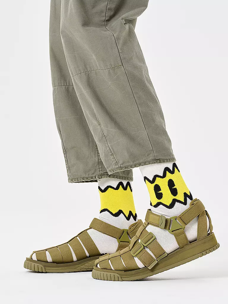 HAPPY SOCKS | Calcetines de mujer CHICKEN 36-40 blanco | Crema