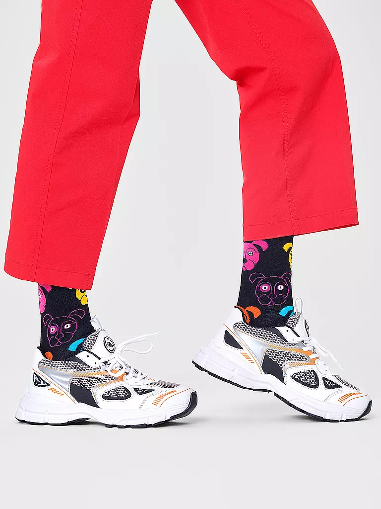 HAPPY SOCKS | Calcetines de mujer DOG 36-40 negro | Negro