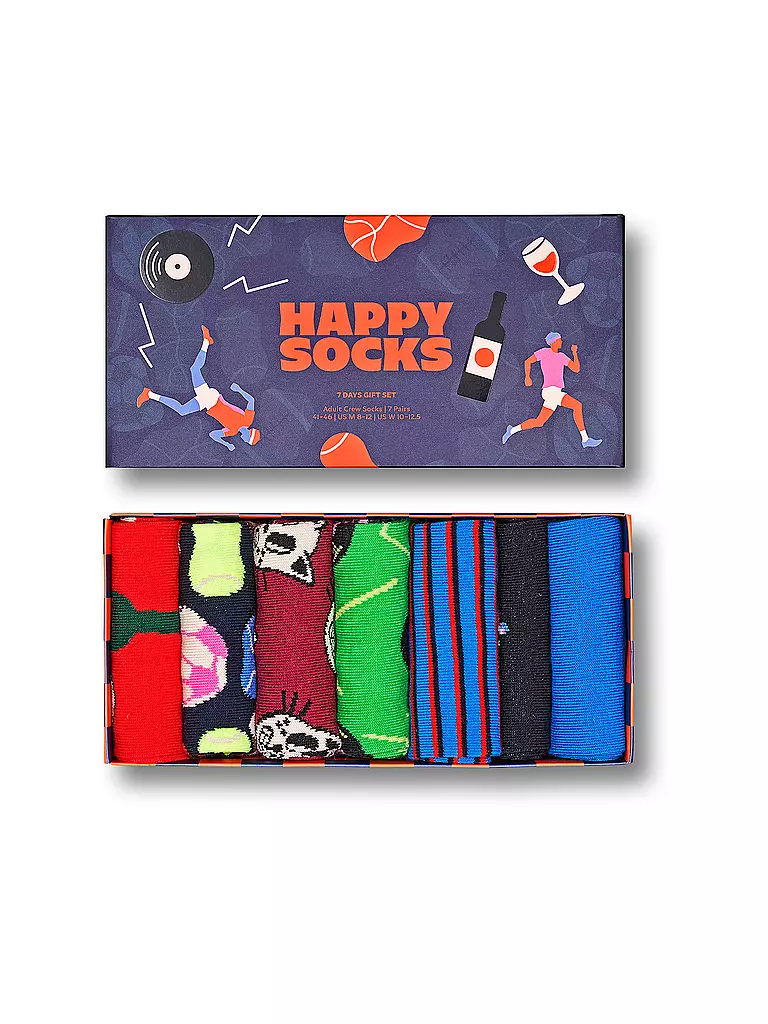 HAPPY SOCKS | Calcetines de mujer GIFT SET paquete de 7 pares talla 36-40 | 