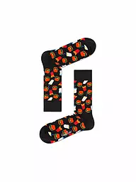 HAPPY SOCKS | Calcetines de mujer HAMBURGER 36-40 smu | Negro