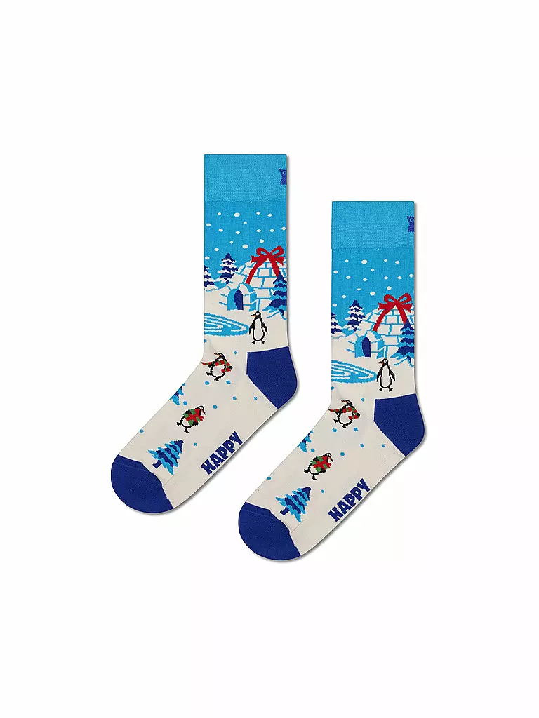 HAPPY SOCKS | Calcetines de mujer IGLOO 36-40 white | Blanco