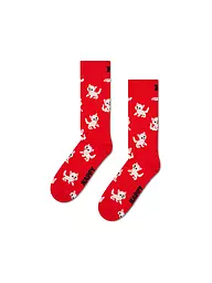 HAPPY SOCKS | Calcetines de mujer KITTEN 36-40 rojo | Rojo