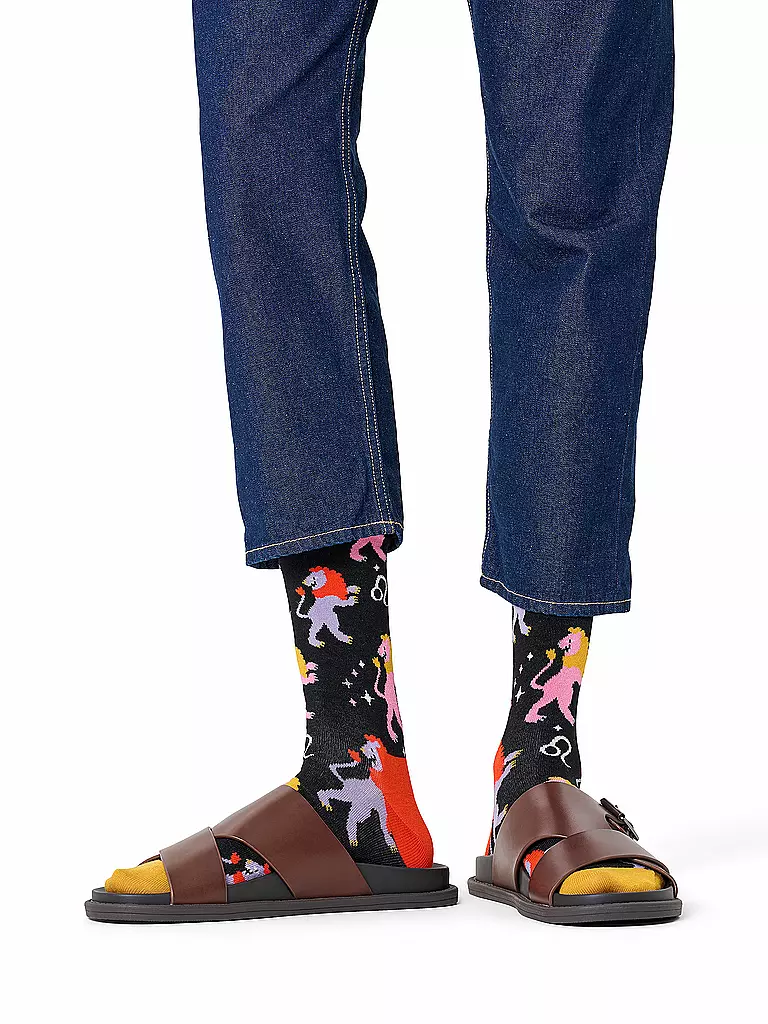 HAPPY SOCKS | Calcetines de mujer LÖWE 36-40 negro | Negro