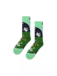HAPPY SOCKS | Calcetines de mujer PEGASUS LAND 36-40 verde claro | Verde
