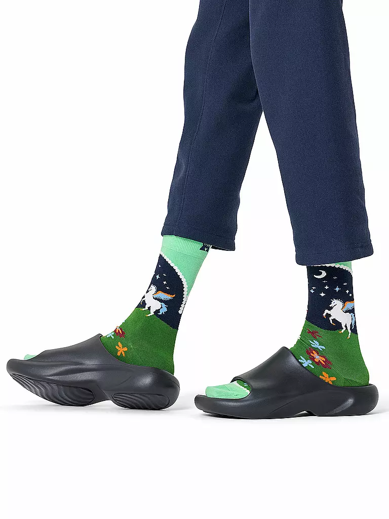HAPPY SOCKS | Calcetines de mujer PEGASUS LAND 36-40 verde claro | Verde