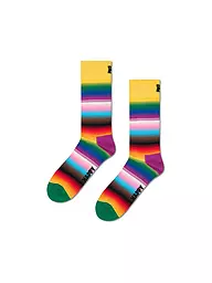 HAPPY SOCKS | Calcetines de mujer PRIDE STRIPE 36-40 amarillo | Multicolor