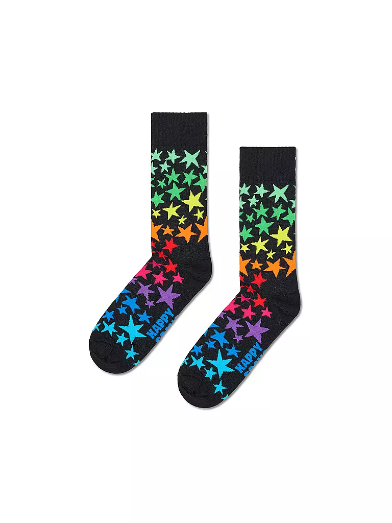 HAPPY SOCKS | Calcetines de mujer STAR CLUSTER 36-40 negro | Negro