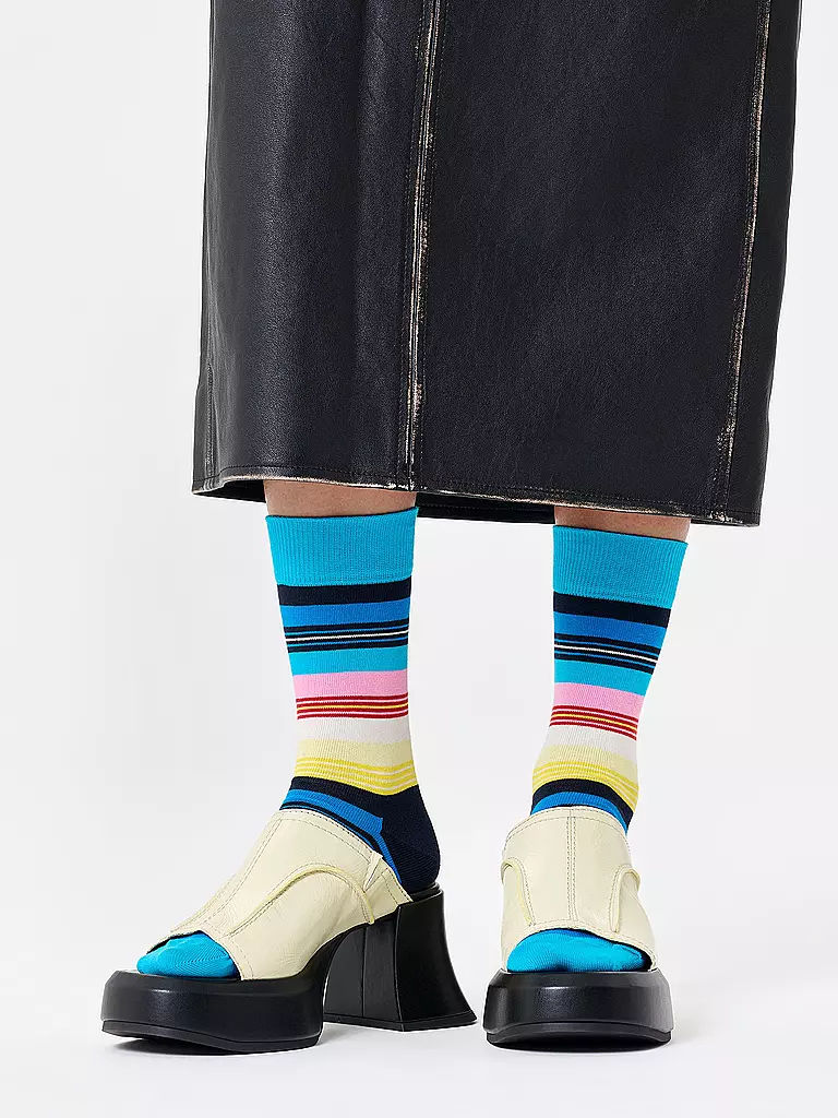 HAPPY SOCKS | Calcetines de mujer STRIPE 36-40 turquesa | Turquesa