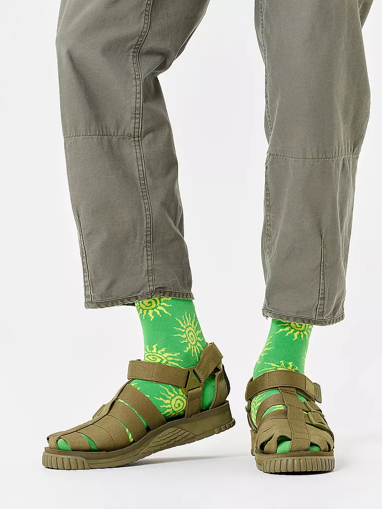 HAPPY SOCKS | Calcetines de mujer SUN 36-40 verde | Verde