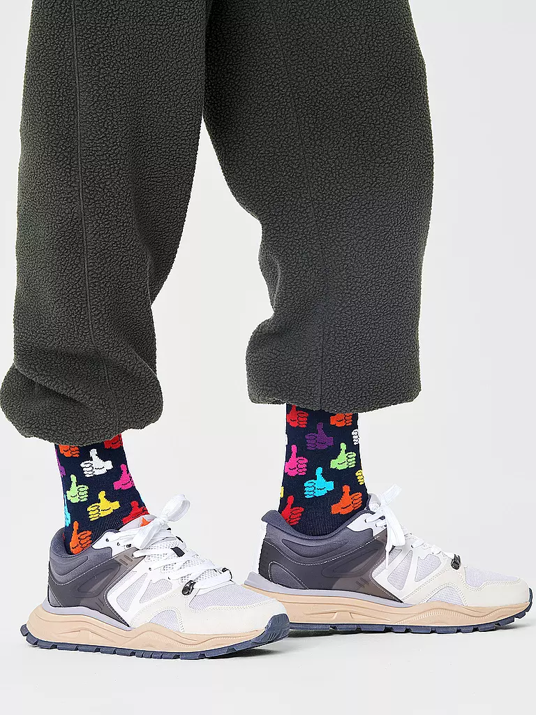 HAPPY SOCKS | Calcetines de mujer THUMBS UP 36-40 azul marino | Azul oscuro