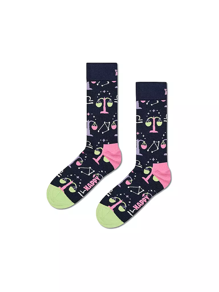 HAPPY SOCKS | Calcetines de mujer WAAGE 36-40 navy | Azul oscuro