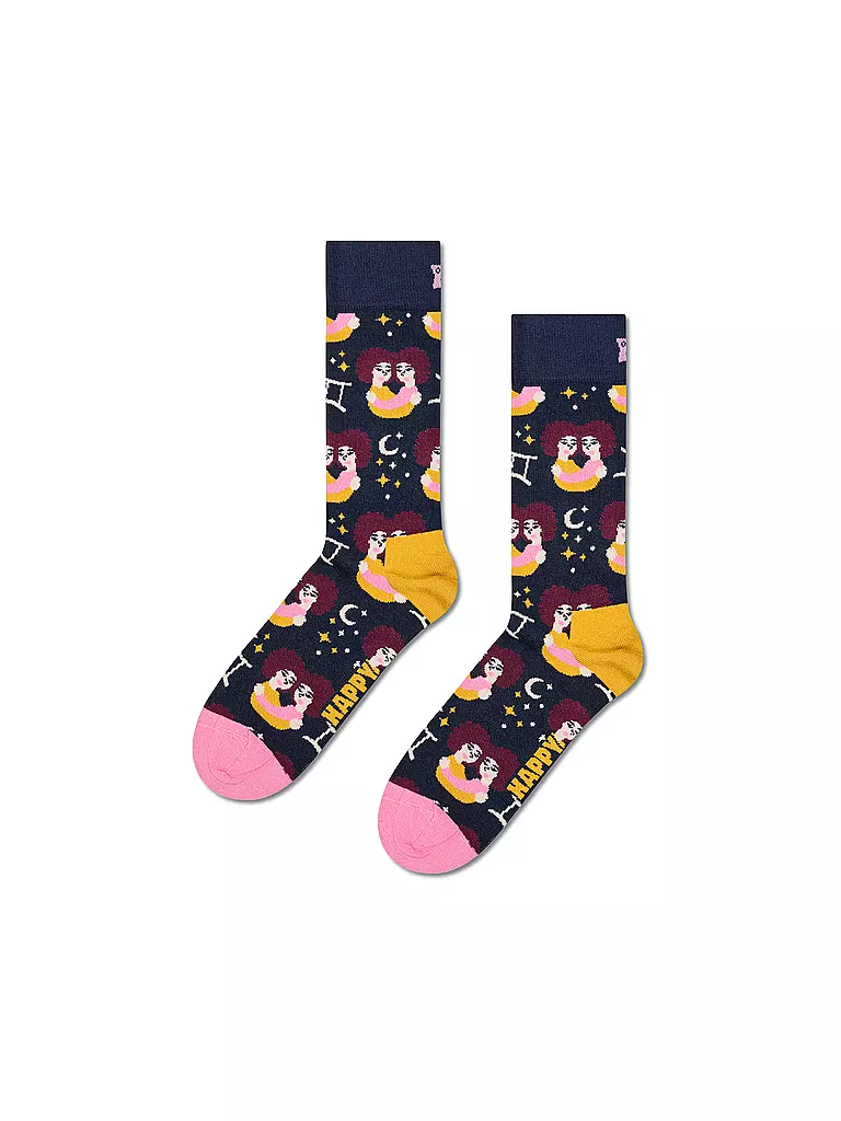 HAPPY SOCKS | Calcetines de mujer ZWILLING 36-40 azul marino | Azul oscuro
