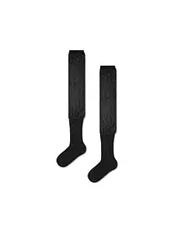 HAPPY SOCKS | Calcetines hasta la rodilla SOLID SHEER 36-40 para mujer, color negro | Negro
