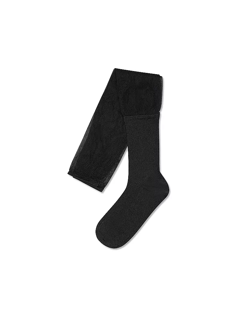 HAPPY SOCKS | Calcetines hasta la rodilla SOLID SHEER 36-40 para mujer, color negro | 