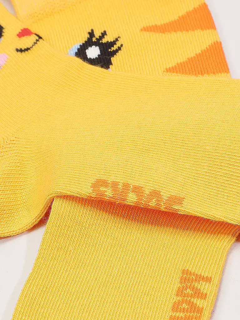 HAPPY SOCKS | Calcetines infantiles CAT naranja | 