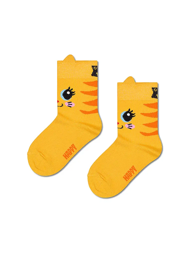 HAPPY SOCKS | Calcetines infantiles CAT naranja | 