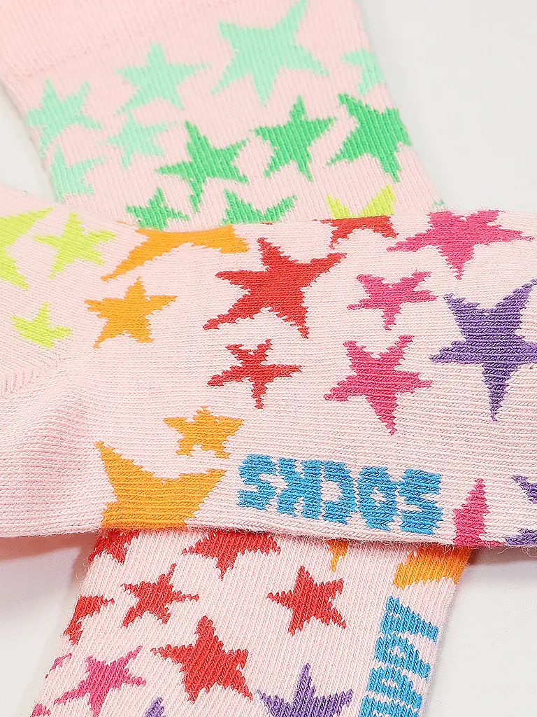 HAPPY SOCKS | Calcetines infantiles STAR rosa | Rosa